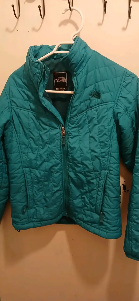 Chaqueta acolchada verde The North Face para mujer - 2