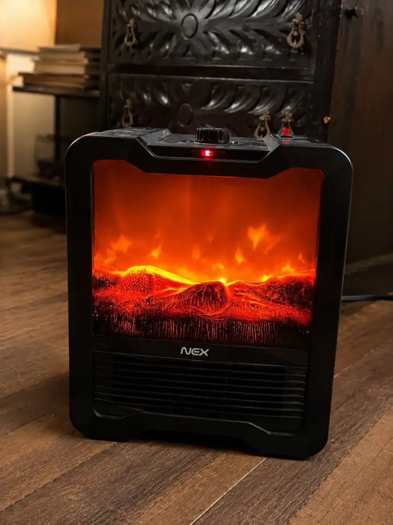 Calefactor eléctrico con efecto de llama Next