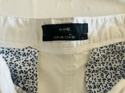 Pantalón blanco alaniz - miniatura 3