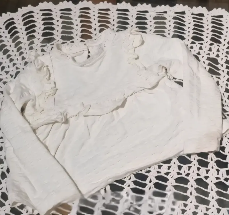 Blusa blanca Umbrales Kids