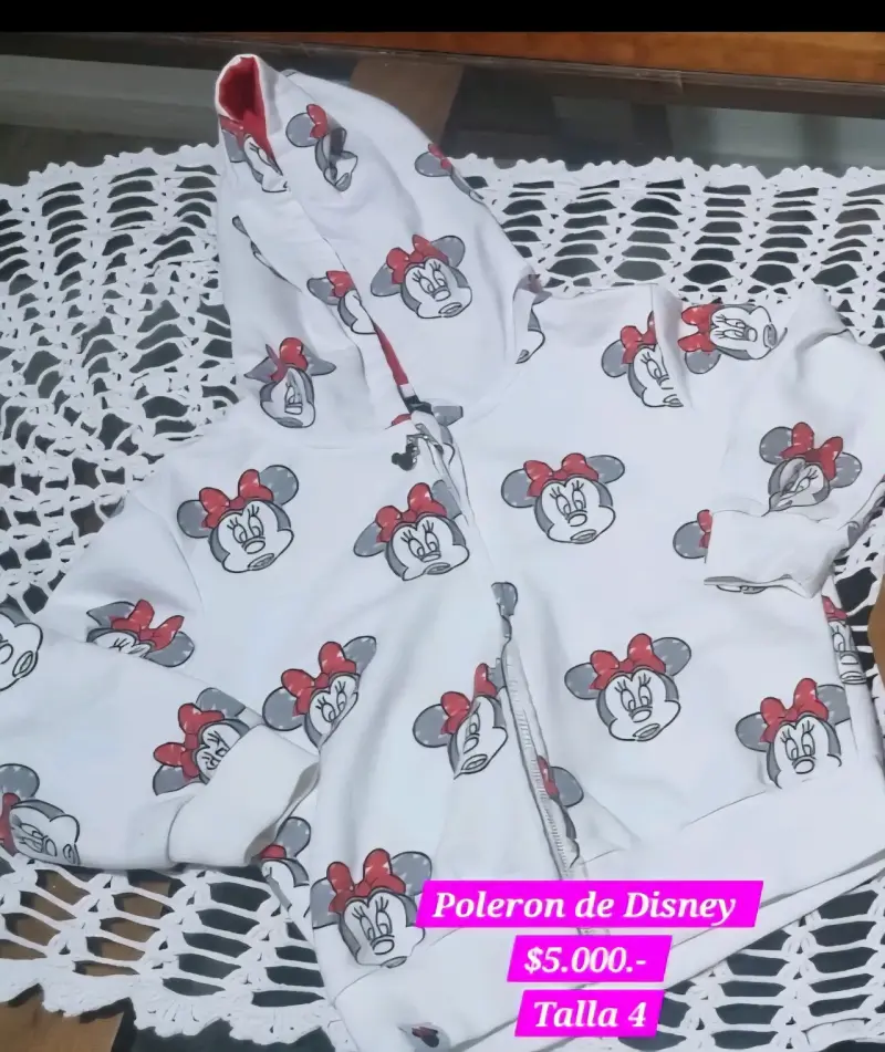 Polerón de Disney con capucha para niños