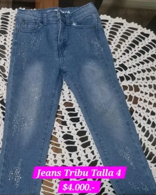 Jeans Tribu para niña talla 4