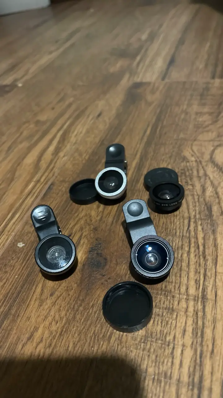 3 ojos de pez + lente extra - 3
