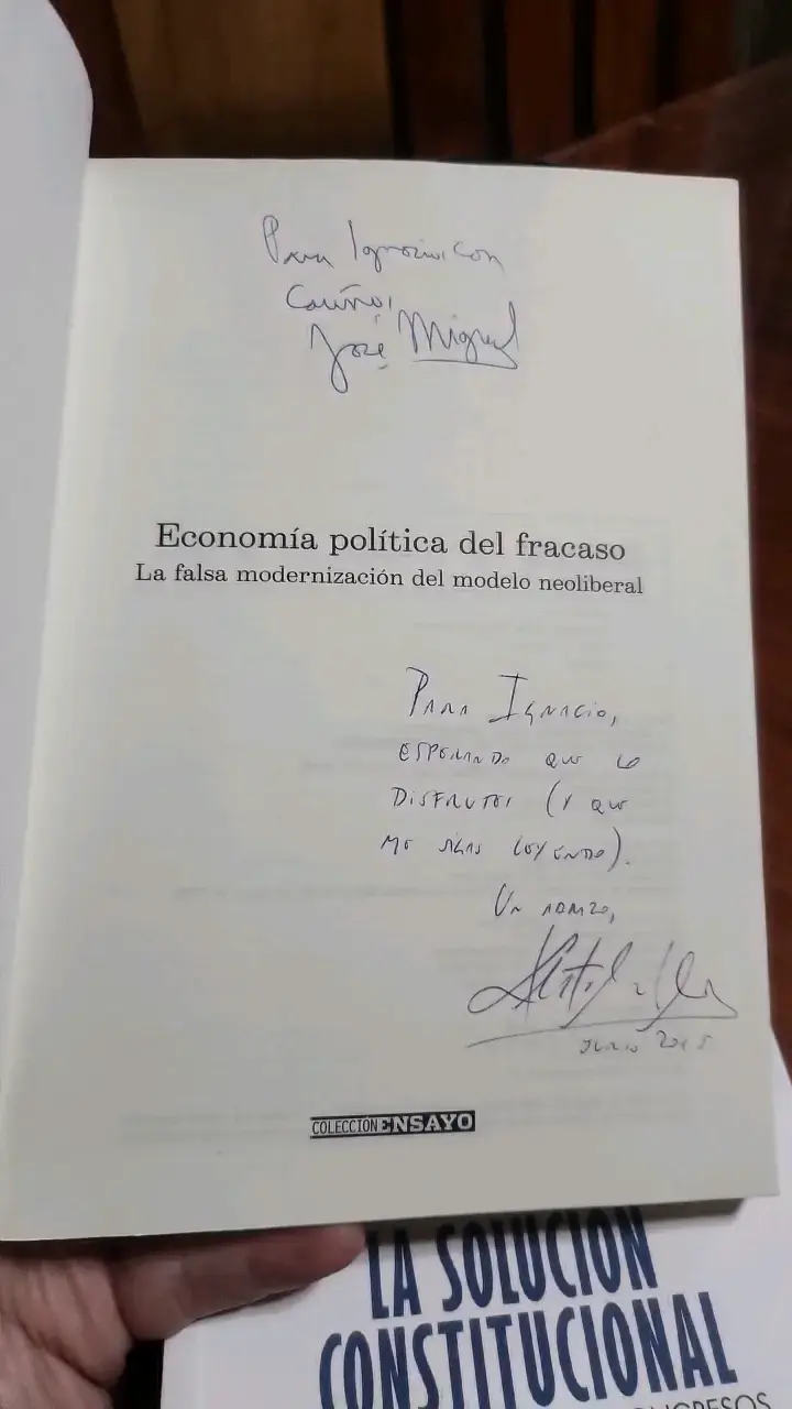 Libro Economía Política del Fracaso de Alberto Mayol - 3