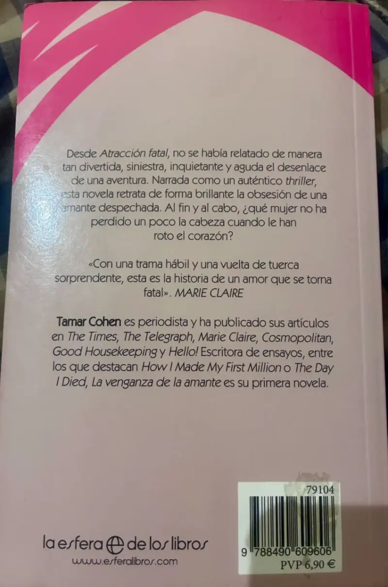 Libro 'La Venganza de la Amante' de Tamar Cohen - 3