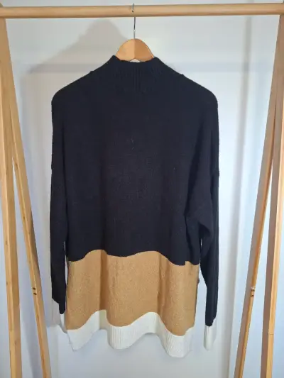 Suéter Basement tricolor para mujer M - miniatura 2