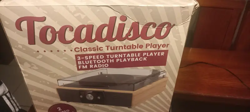 Tocadiscos clásico con Bluetooth y radio FM - 3