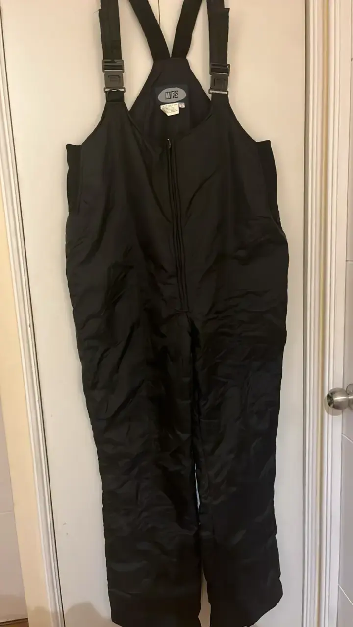Pantalones de nieve negros para hombre WFS talla L - 1