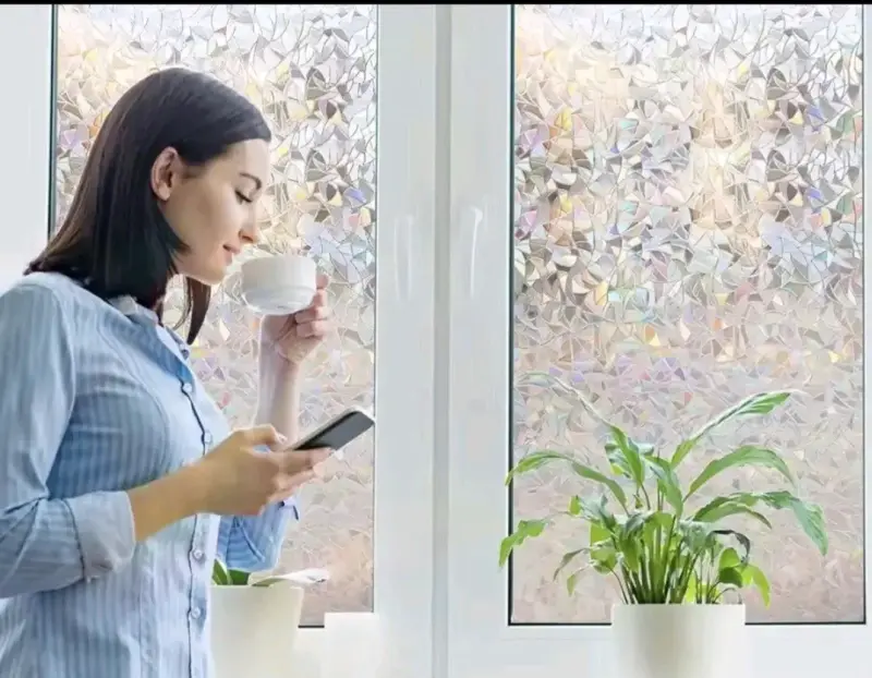 Vinilo decorativa para ventanas;enpavonado
