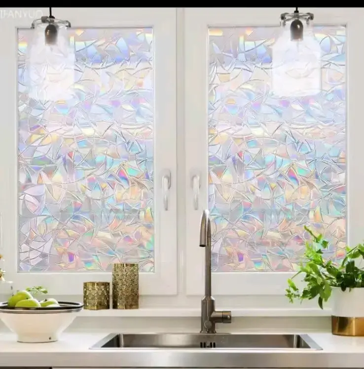 Vinilo decorativa para ventanas;enpavonado - 2