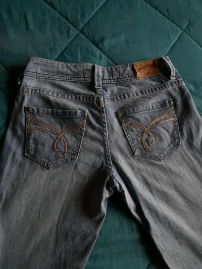 Jeans tiro bajo recto - miniatura 2