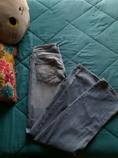 Jeans tiro bajo recto - miniatura 5