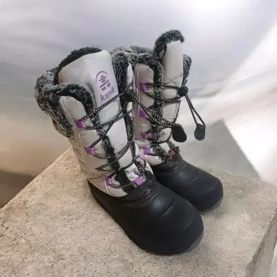 Botas de niev Kamik Star 35 gris claro para niños - miniatura 2