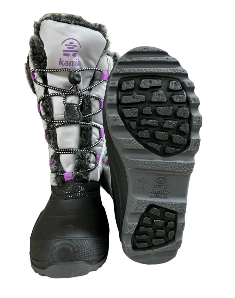 Botas de niev Kamik Star 35 gris claro para niños - 5