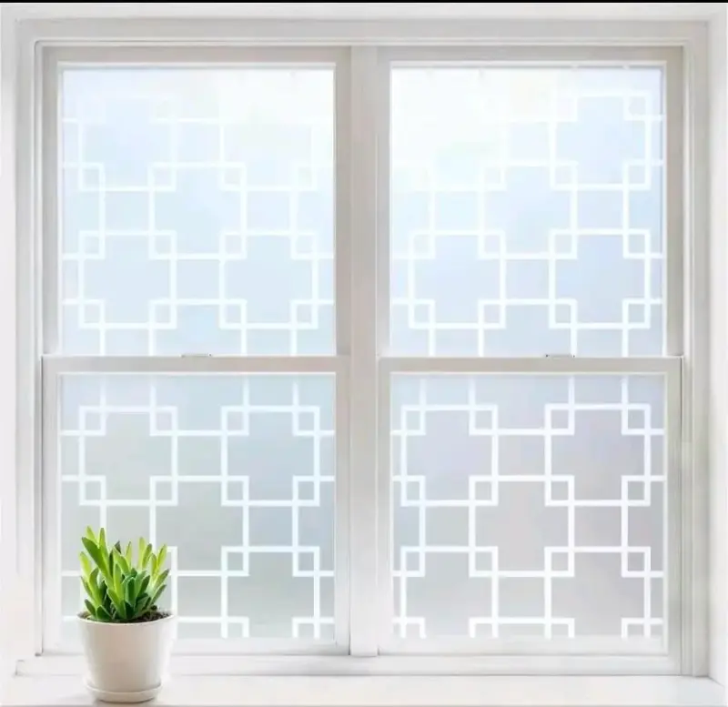 Película para ventanas ; empavonado