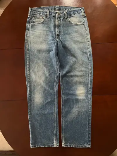 Jeans de mezclilla azul Carhartt para hombre - miniatura 1