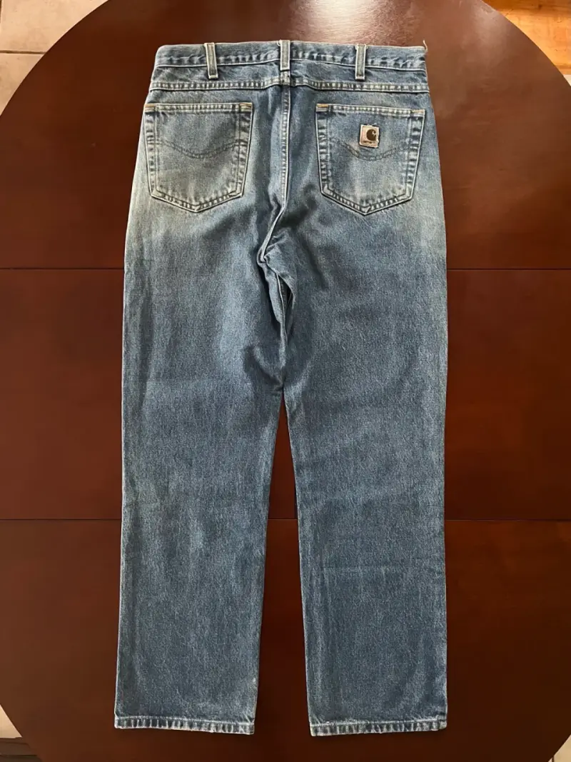 Jeans de mezclilla azul Carhartt para hombre - 2