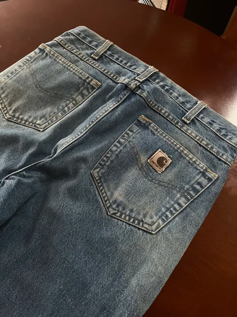 Jeans de mezclilla azul Carhartt para hombre - 3