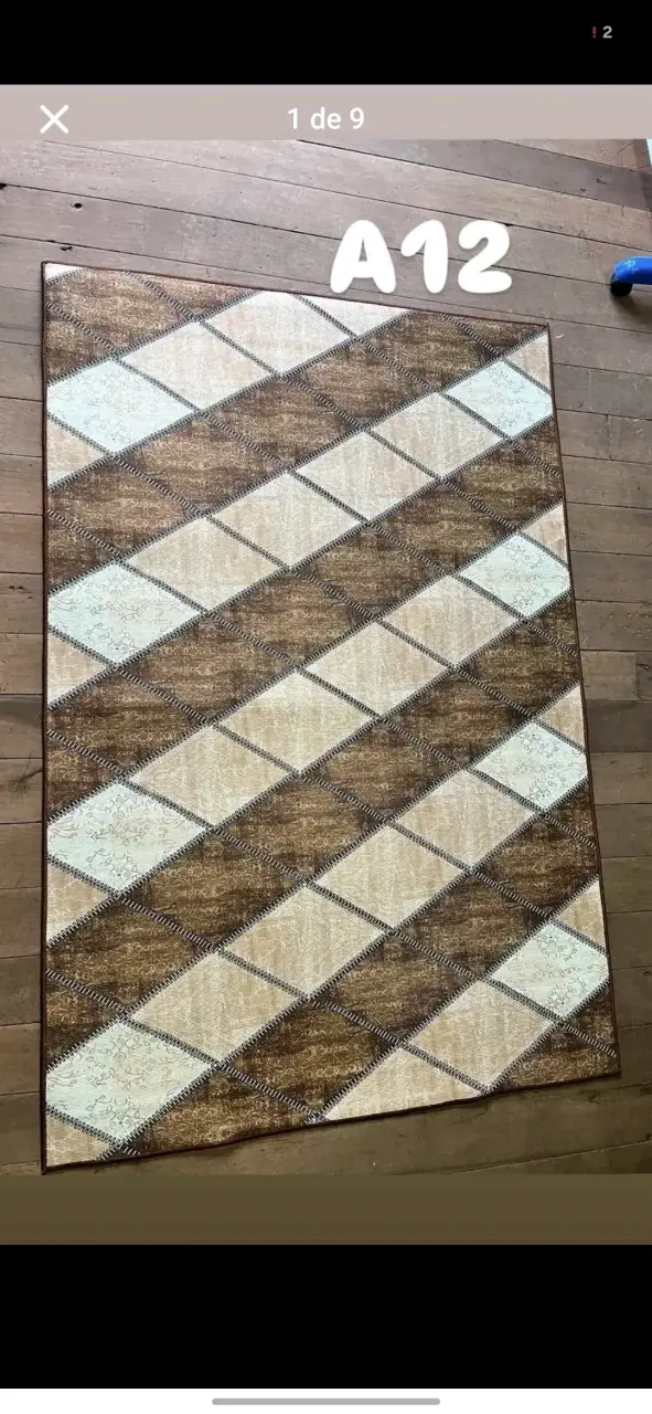 Alfombra decorativa para living antideslizante - 2