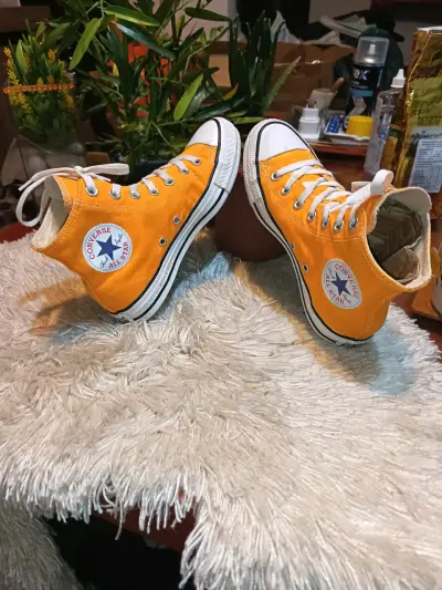 Zapatillas Converse All Star amarillas de lona - miniatura 1