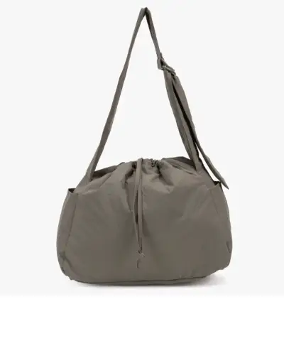Bolso de hombro grande color gris - miniatura 1