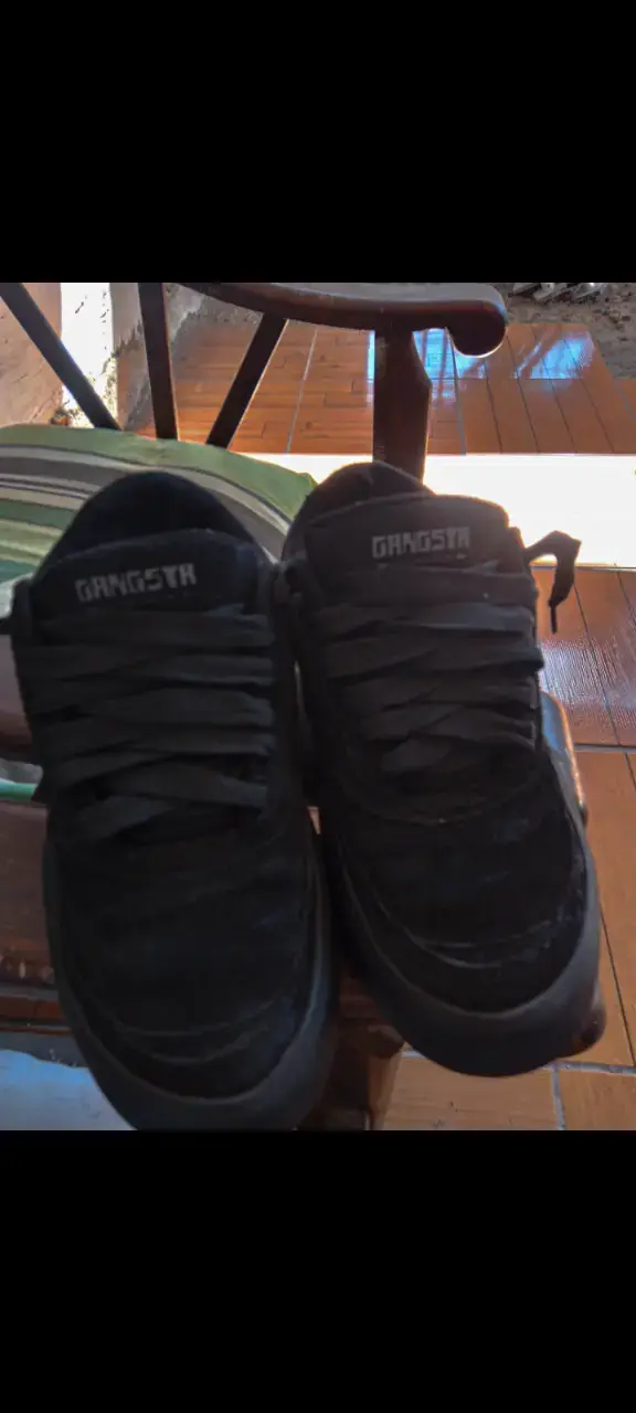 Zapatillas negras Gangsta para hombre