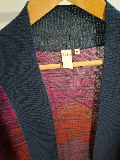 Cárdigan multicolor Elle talla M - miniatura 2