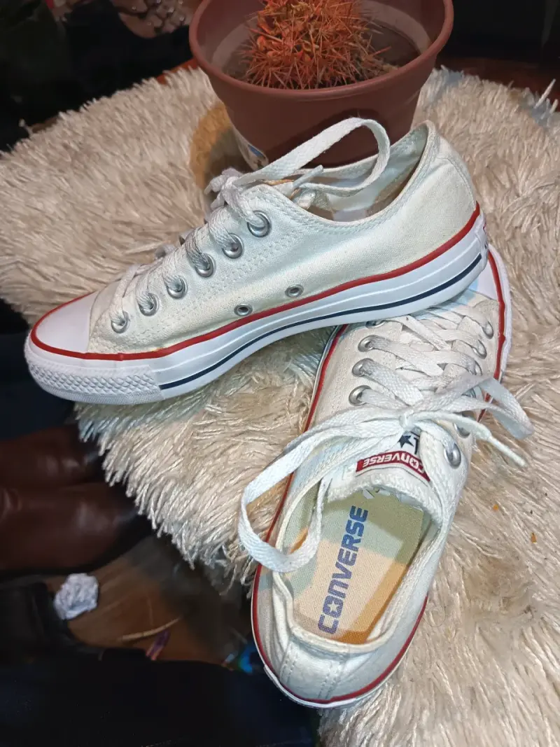 Zapatillas Converse blancas clásicas unisex - 2