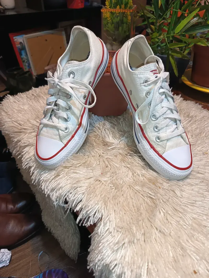 Zapatillas Converse blancas clásicas unisex - 3