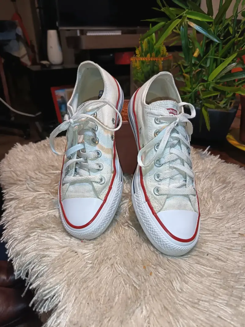 Zapatillas Converse blancas clásicas unisex - 4