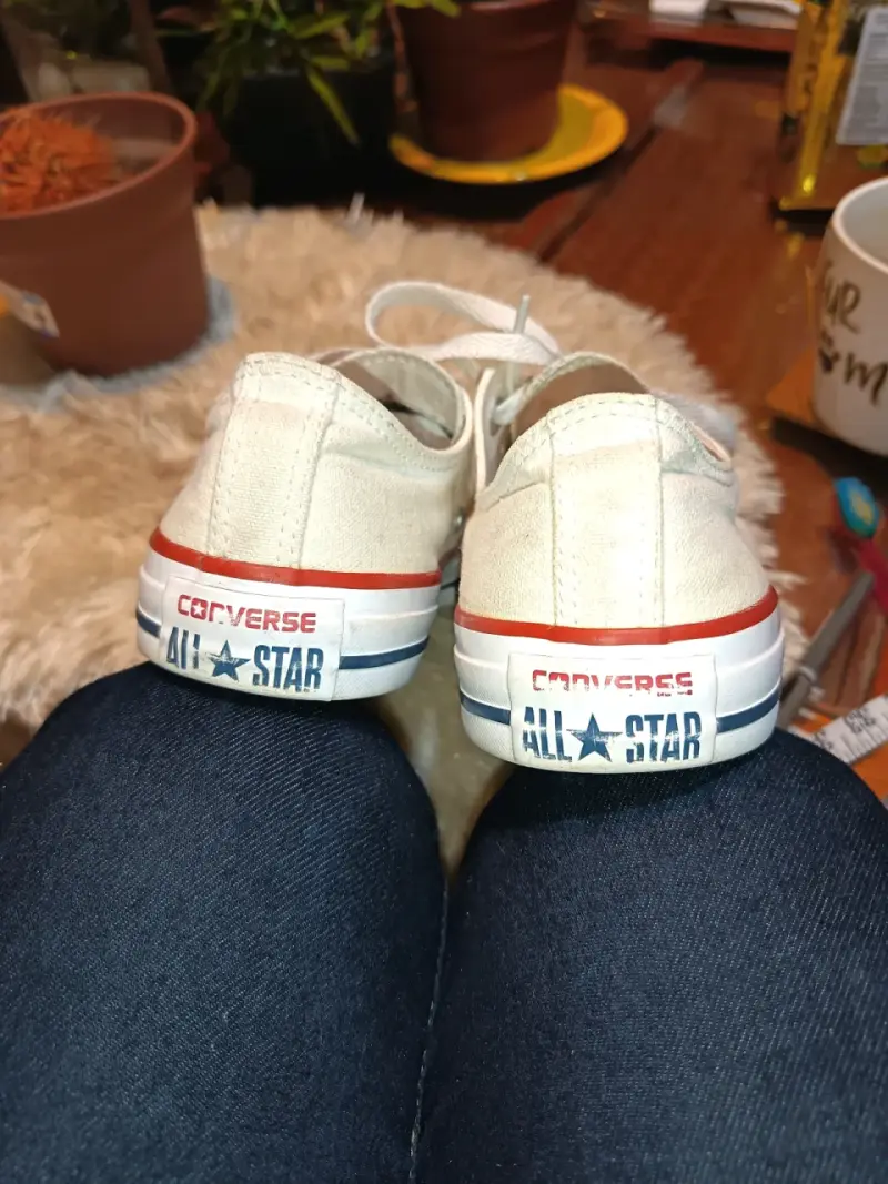 Zapatillas Converse blancas clásicas unisex - 5