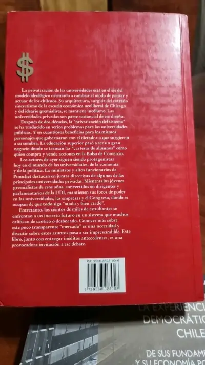 Libro 'La Privatización de las Universidades' de María Olivia Mönckeberg - miniatura 2