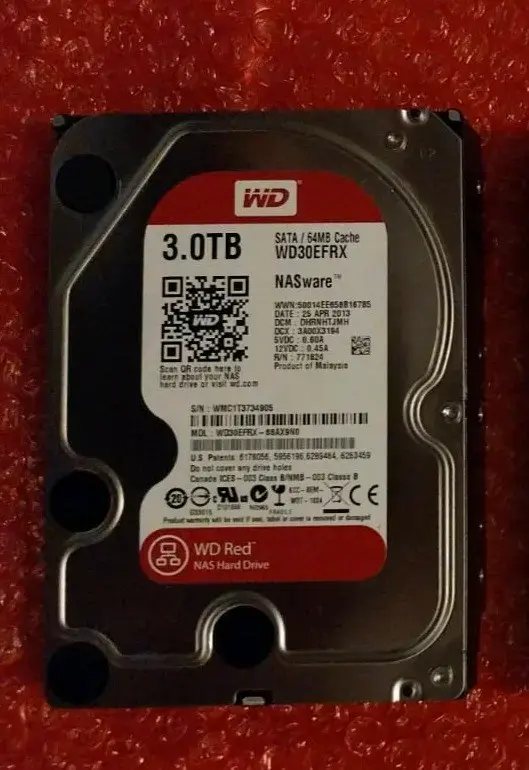 Disco Duro Interno 3TB WD Red NAS