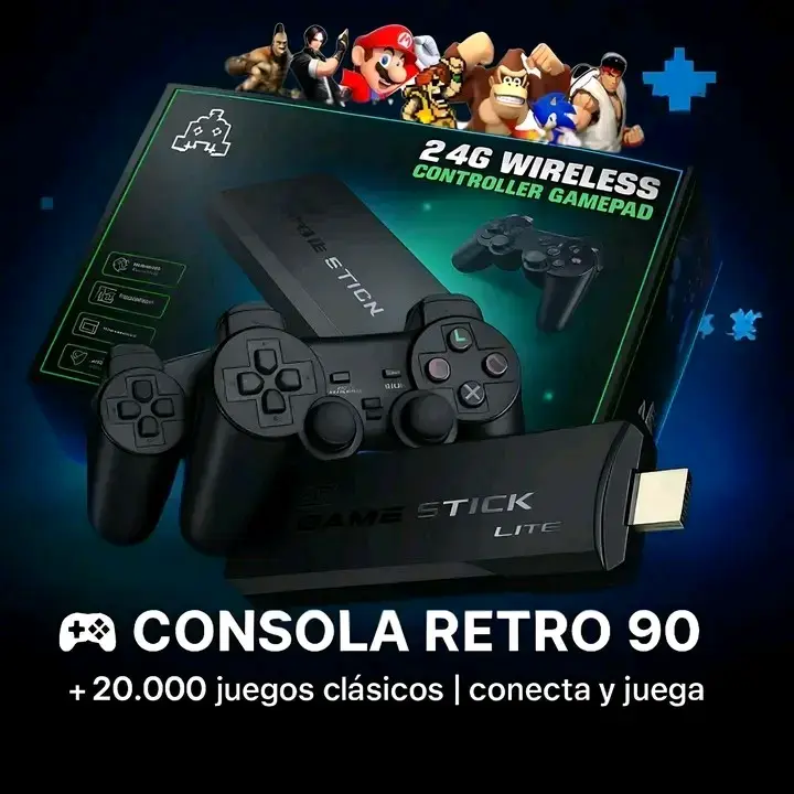 Consola Retro 90 con 20,000 Juegos Clásicos - 2