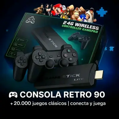 Consola Retro 90 con 20,000 Juegos Clásicos - miniatura 2