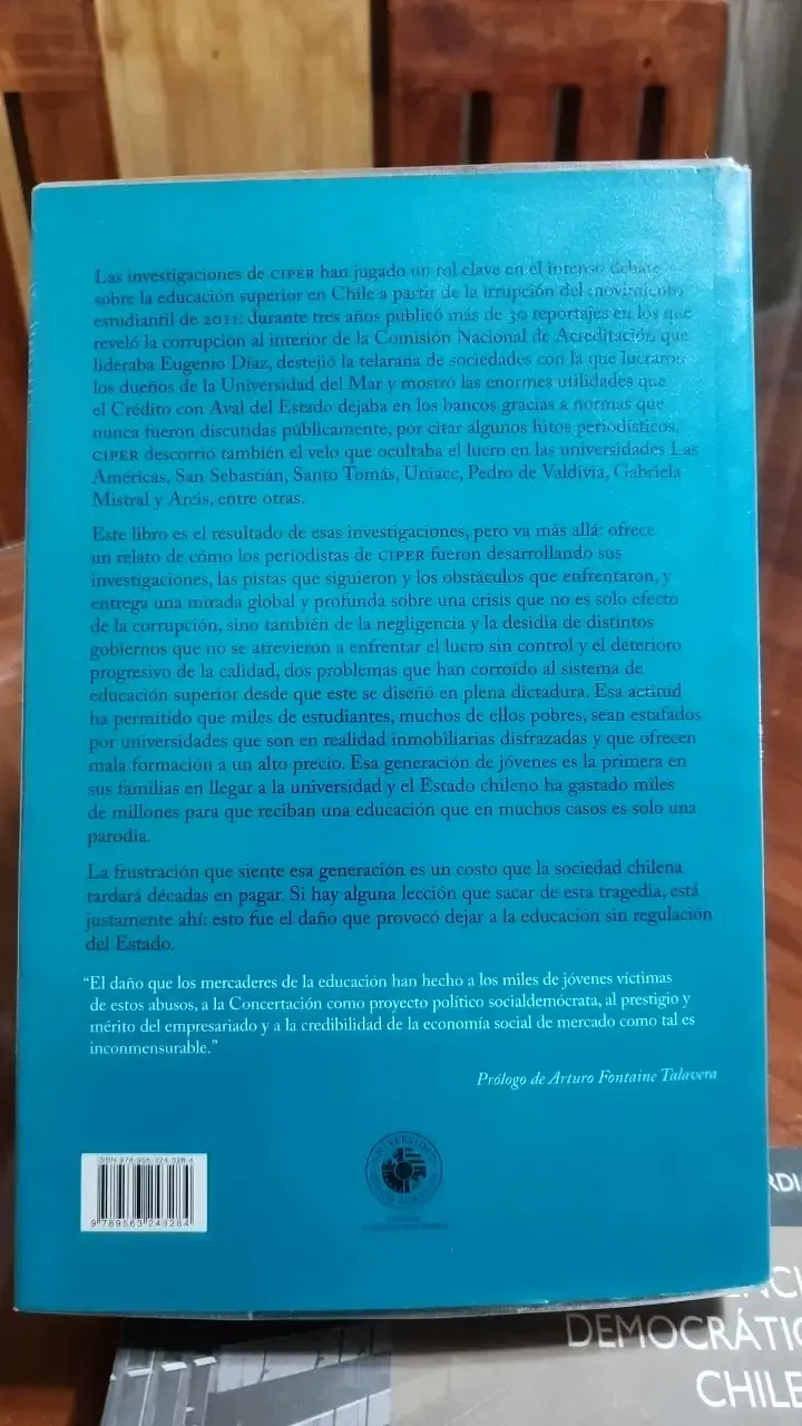 Libro 'La Gran Estafa' de Ciper sobre educación superior - 2