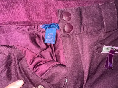 Pantalones de esquí Marmot morados para mujer - miniatura 3