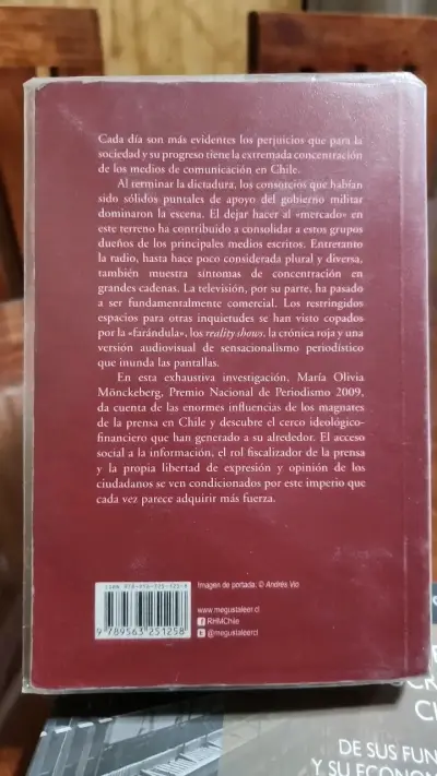 Libro Los Magnates de la Prensa de María Olivia Mönckeberg - miniatura 2