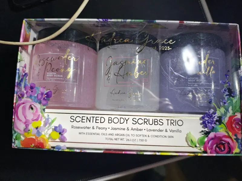 Set de exfoliantes corporales a Andrea Grace