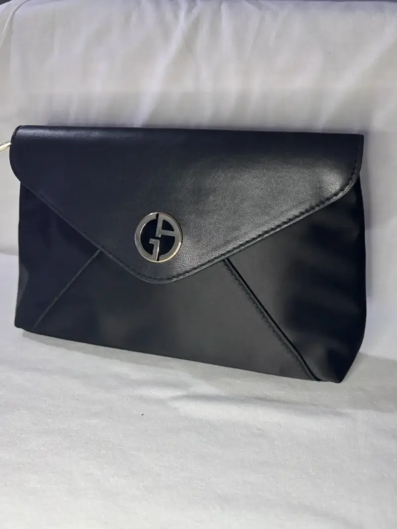 Cartera de mano negra Giorgio Armani - 1