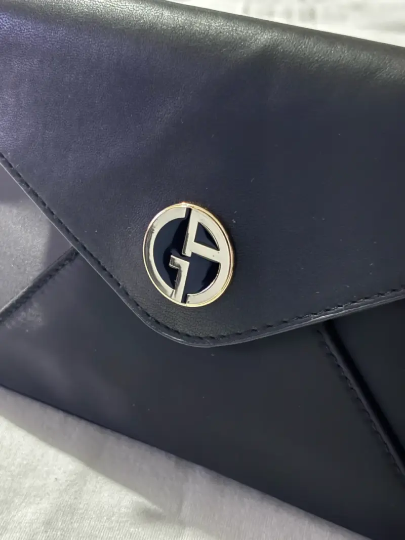 Cartera de mano negra Giorgio Armani - 2