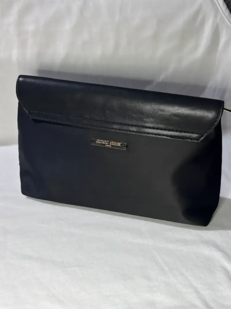 Cartera de mano negra Giorgio Armani - 5