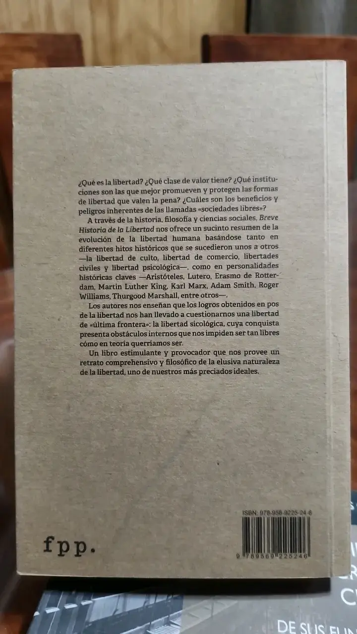 Libro 'Breve Historia de la Libertad' de David Schmidtz y Jason Brennan - 2