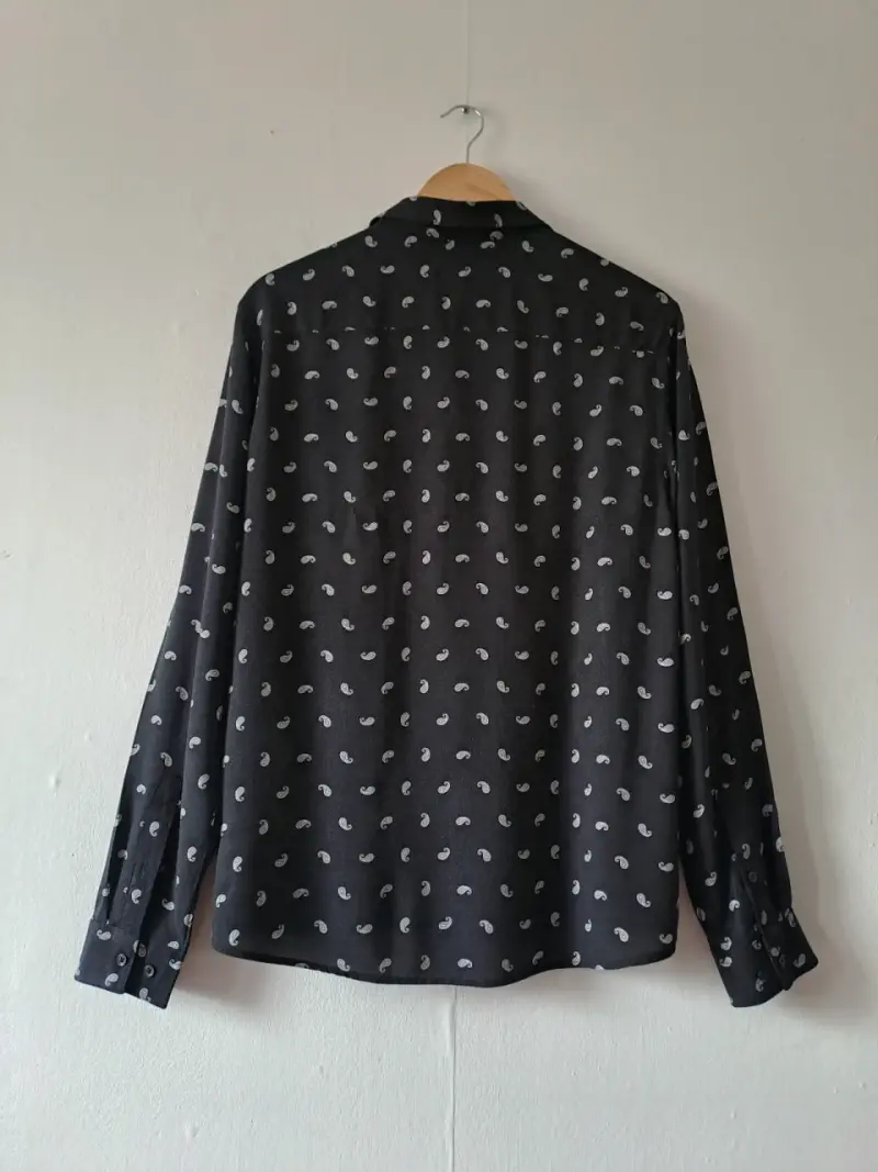 Blusa negra H&M, nueva, talla S - 3