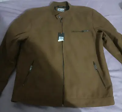 Chaqueta marrón de hombre Red Hot Juns - miniatura 1