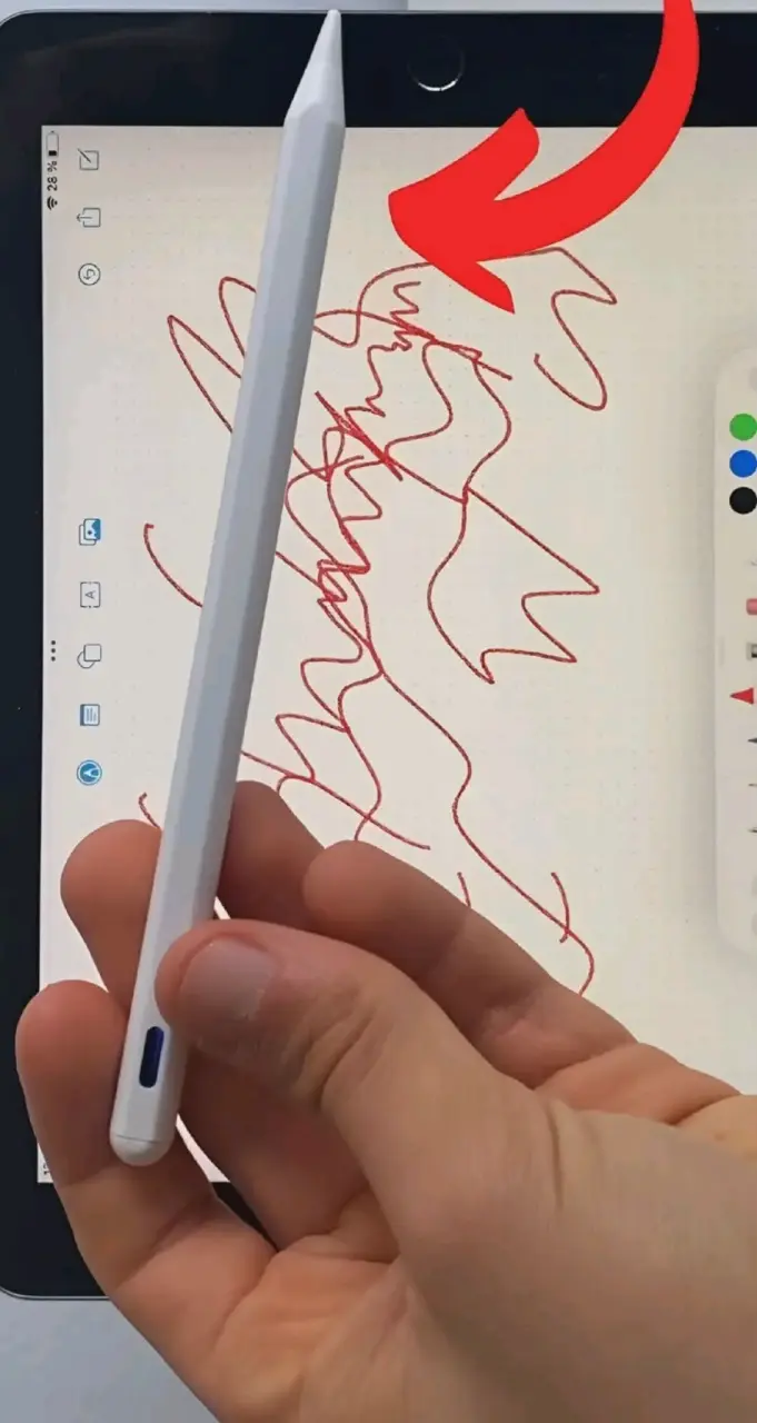 Lápiz táctil para iPad con carga usb C - 1