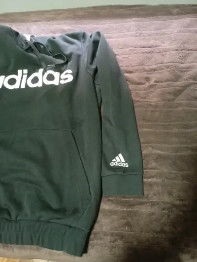 Polerón con capucha negro Adidas talla XL - miniatura 5