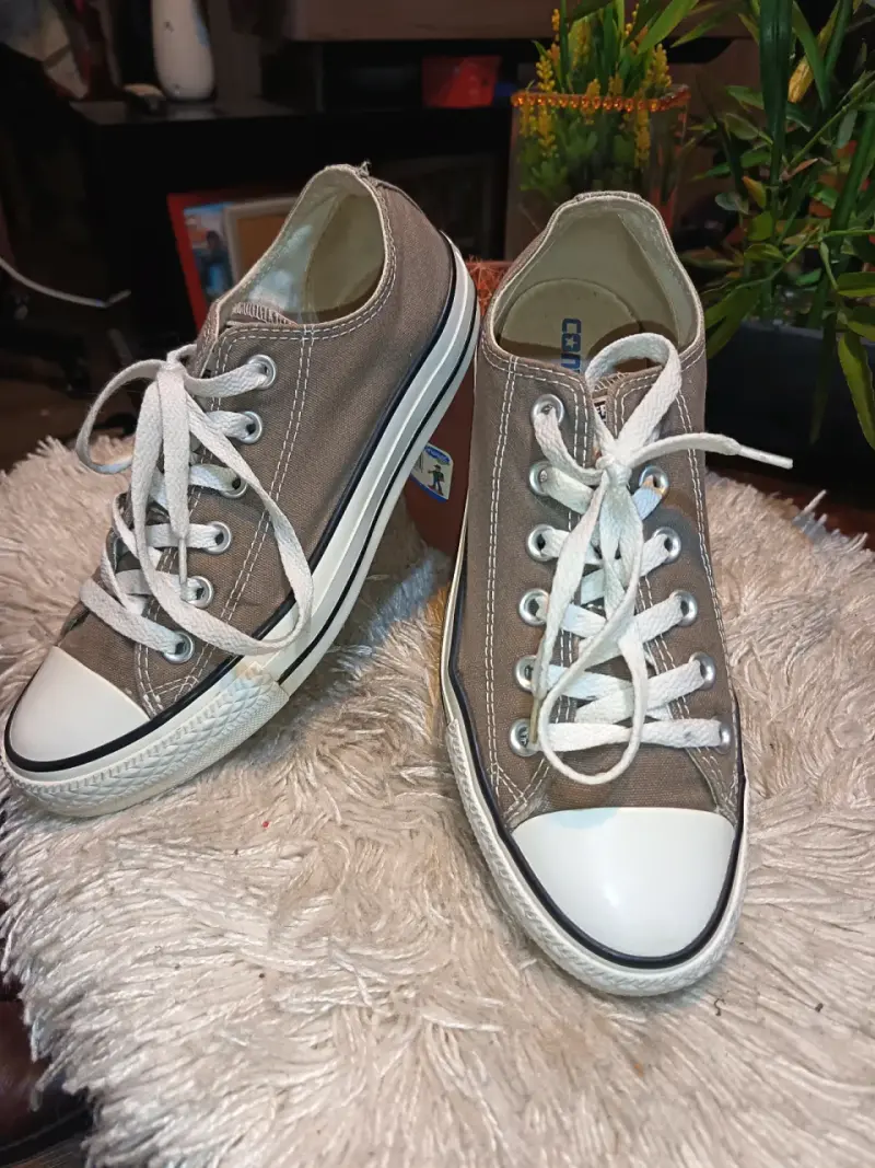 Zapatillas Converse grises clásicas unisex - 1