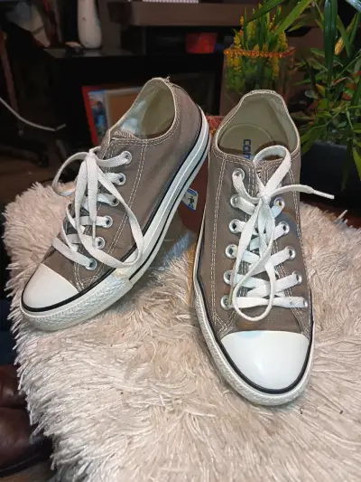 Zapatillas Converse grises clásicas unisex - miniatura 2