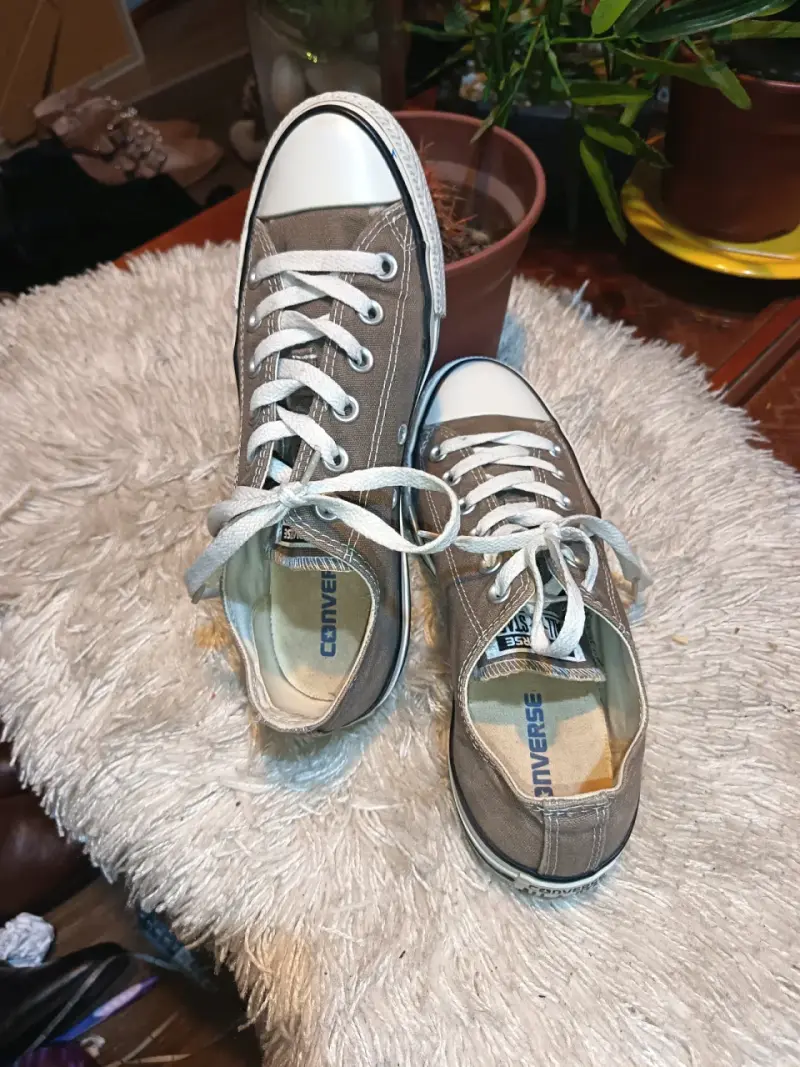 Zapatillas Converse grises clásicas unisex - 3
